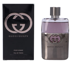 Gucci Guilty Men EDT packaging box presents elegant, gift-ready presentation.