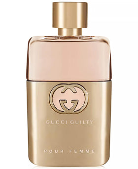 Gucci Guilty outer box highlights premium packaging for gifting.