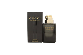 Gucci Intense Oud bottle front for elegant evening wear