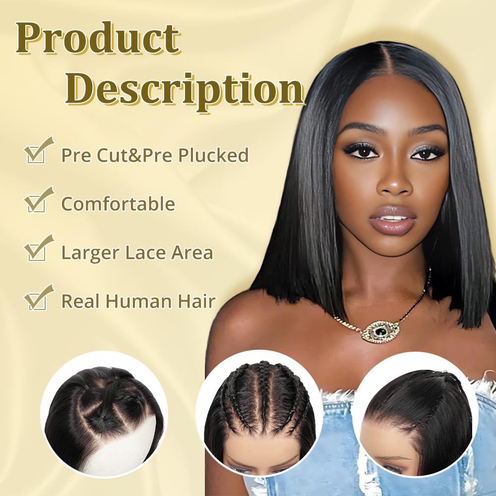 GUDOZO pre-plucked natural hairline for a realistic look