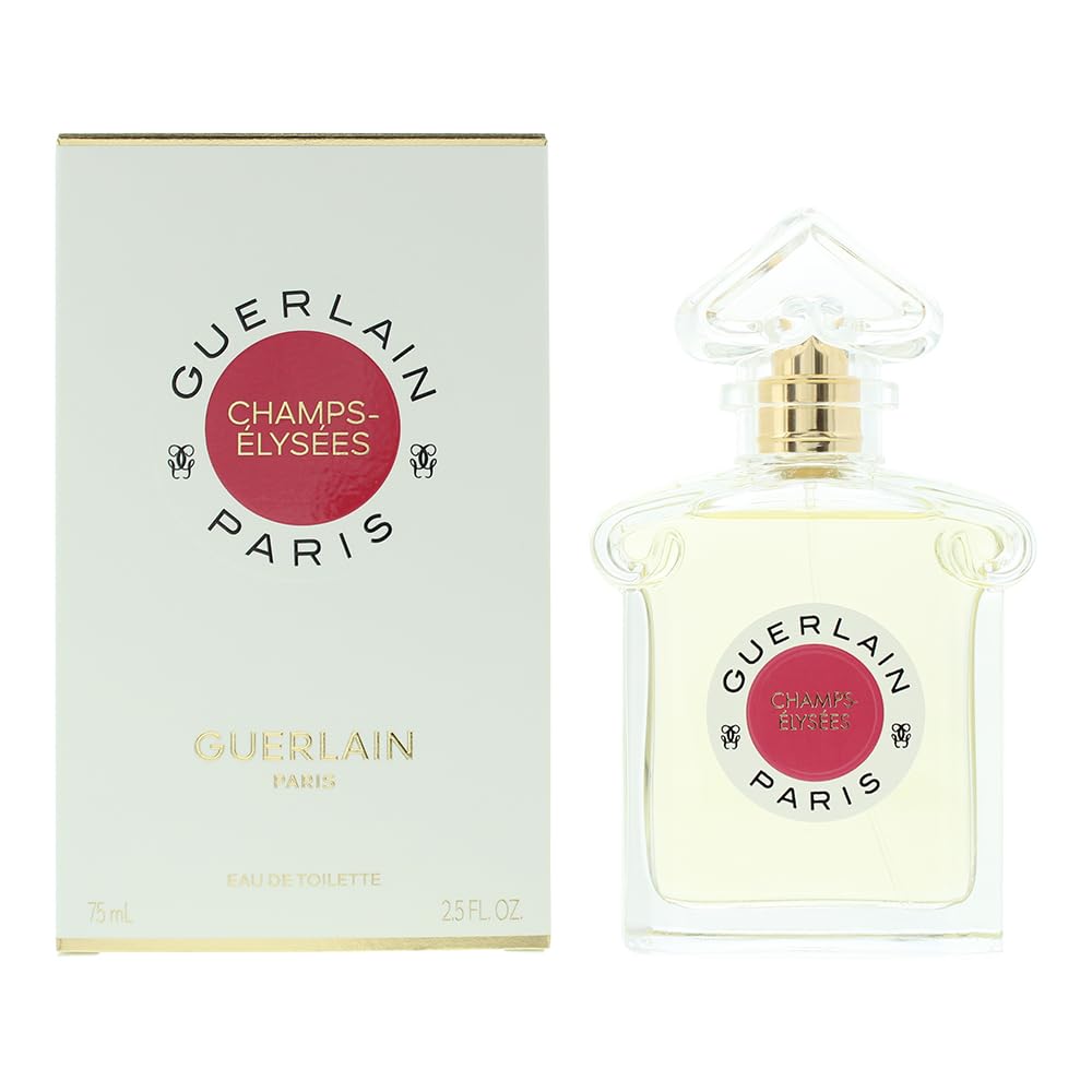 Guerlain Champs Elysees bottle close-up, ideal for daily wear and signature daytime perfume.