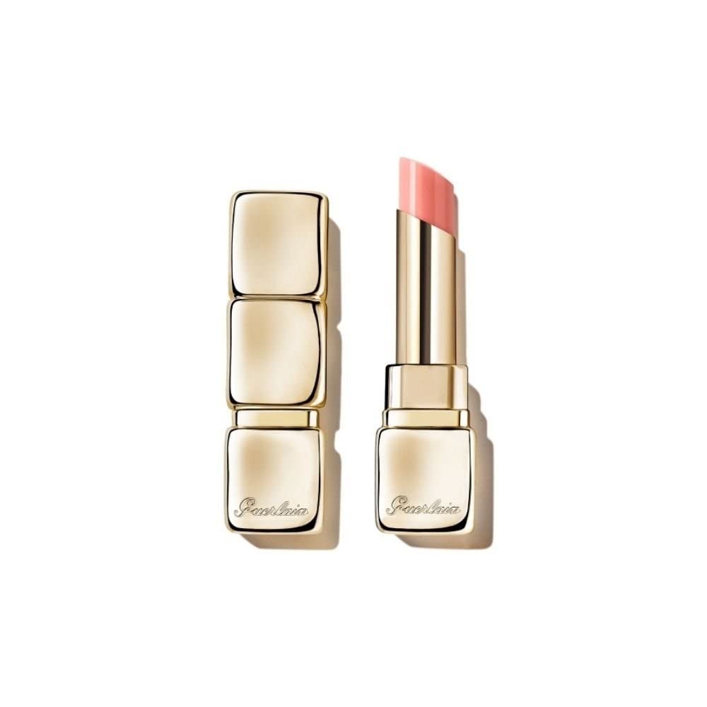 Guerlain Kiss Kiss Bee Glow lip balm honey glow provides natural color and hydrated lips