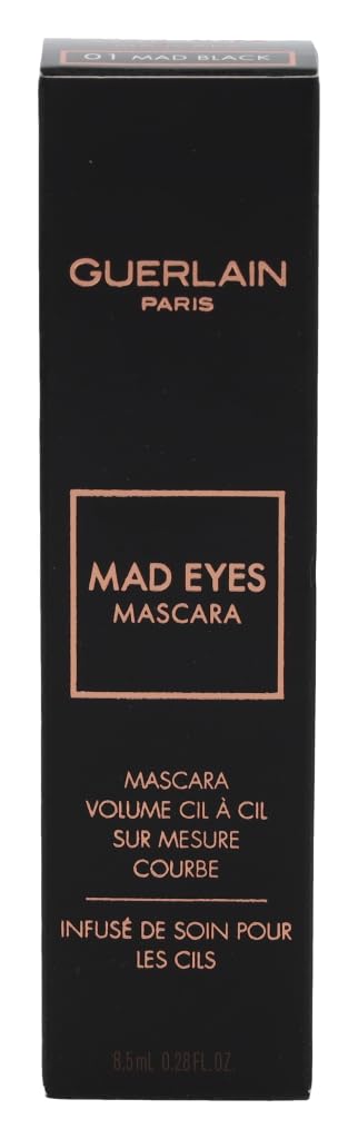 Guerlain Mad Eyes Mascara brush enhances lash density with every stroke.