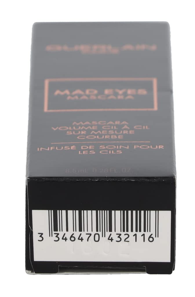 Guerlain Mad Eyes Mascara packaging highlights refined branding.