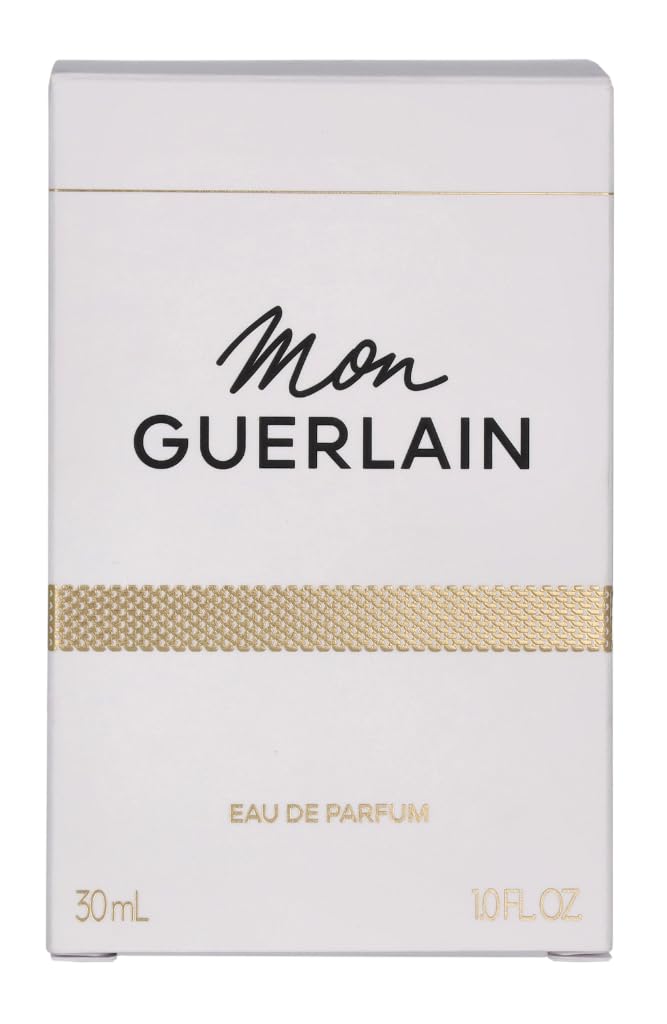 Guerlain Mon Guerlain cap detail highlighting refined craftsmanship.