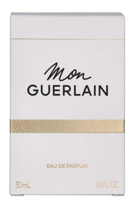 Guerlain Mon Guerlain cap detail highlighting refined craftsmanship.