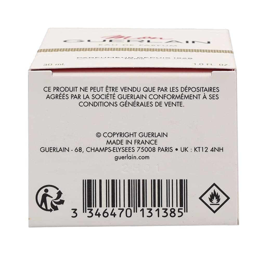 Guerlain Mon Guerlain packaging display, a thoughtful gift presentation.
