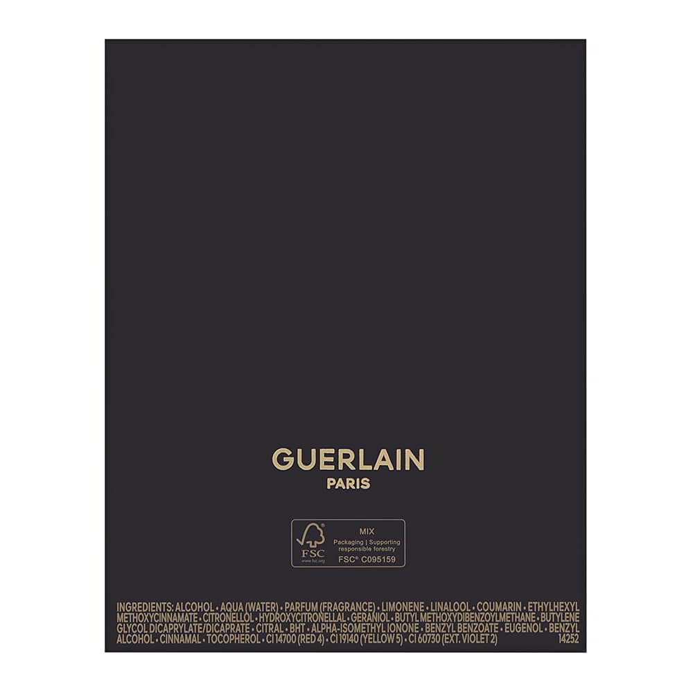 Guerlain Shalimar spray cap close-up highlighting refined glamour.