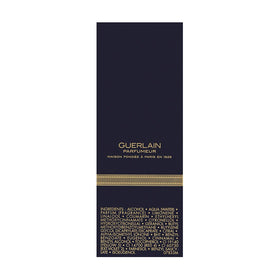 Guerlain Shalimar refill packaging variation highlights a convenient restock option and price benefits.