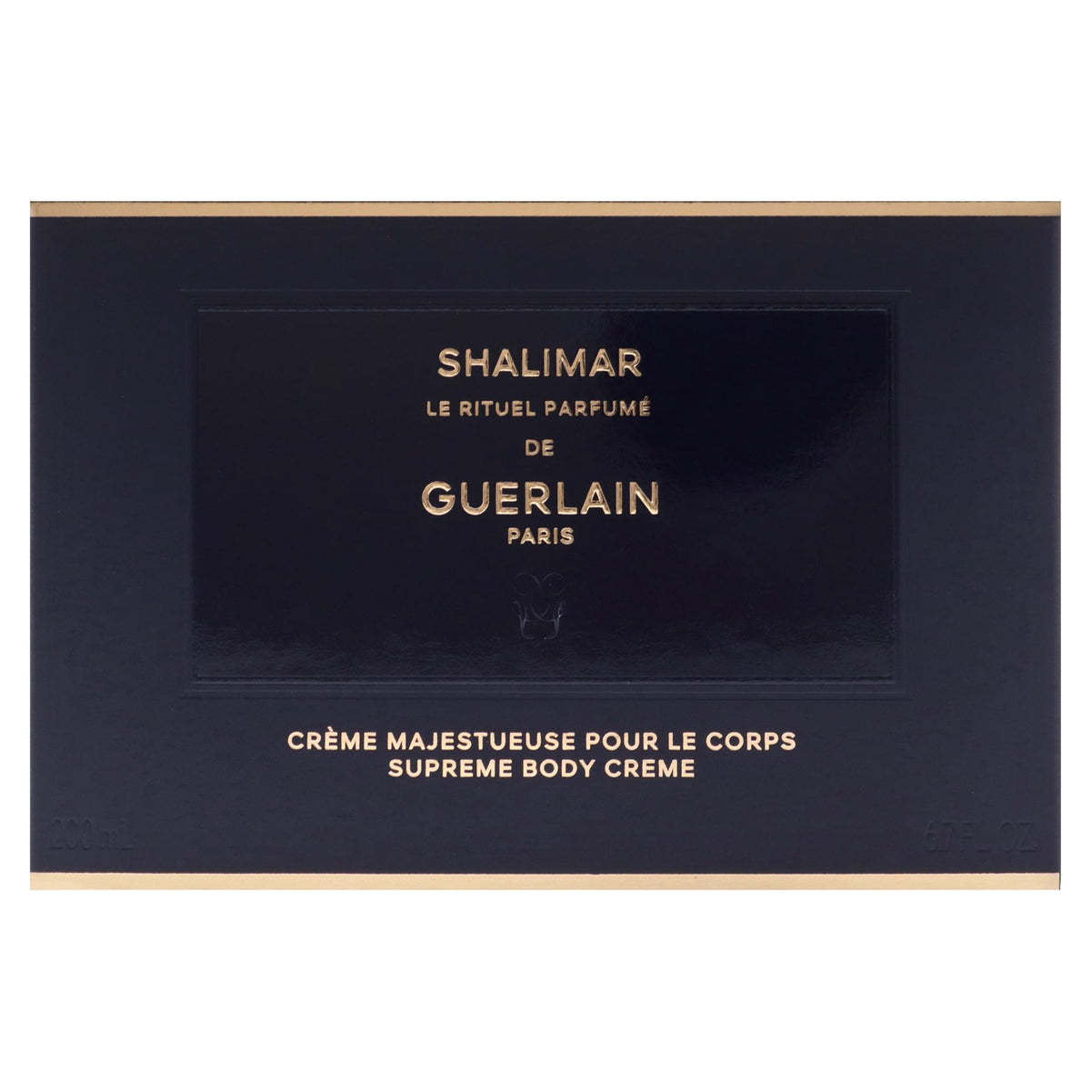 Guerlain Shalimar Supreme Body Cream being applied after shower for soft skin