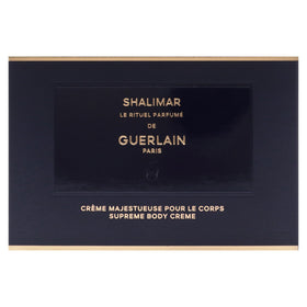 Guerlain Shalimar Supreme Body Cream being applied after shower for soft skin