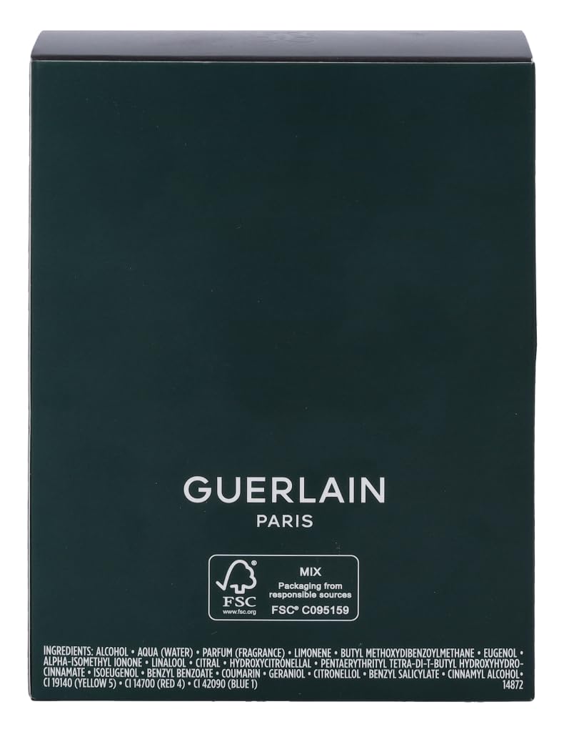 Guerlain Vetiver EDT atomizer shot showing crisp notes for evenings