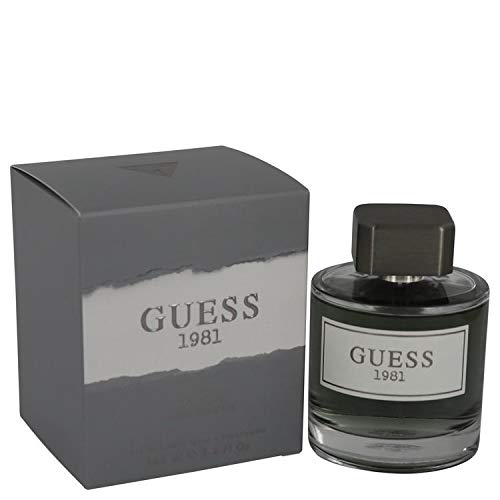GUESS 1981 packaging, premium design and brand heritage.