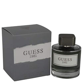 GUESS 1981 packaging, premium design and brand heritage.