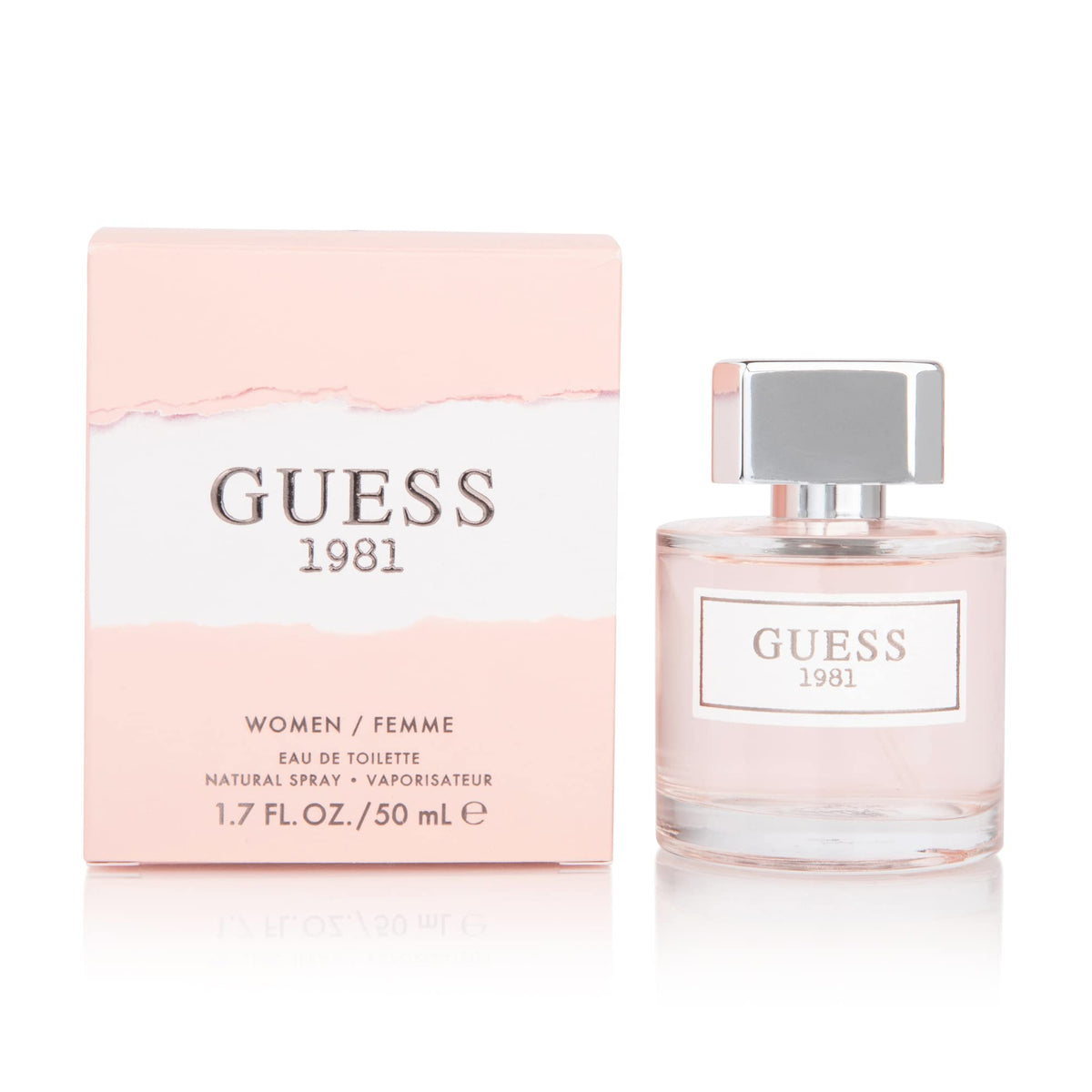 GUESS 1981 Women bottle close-up, sleek design for everyday confidence and style