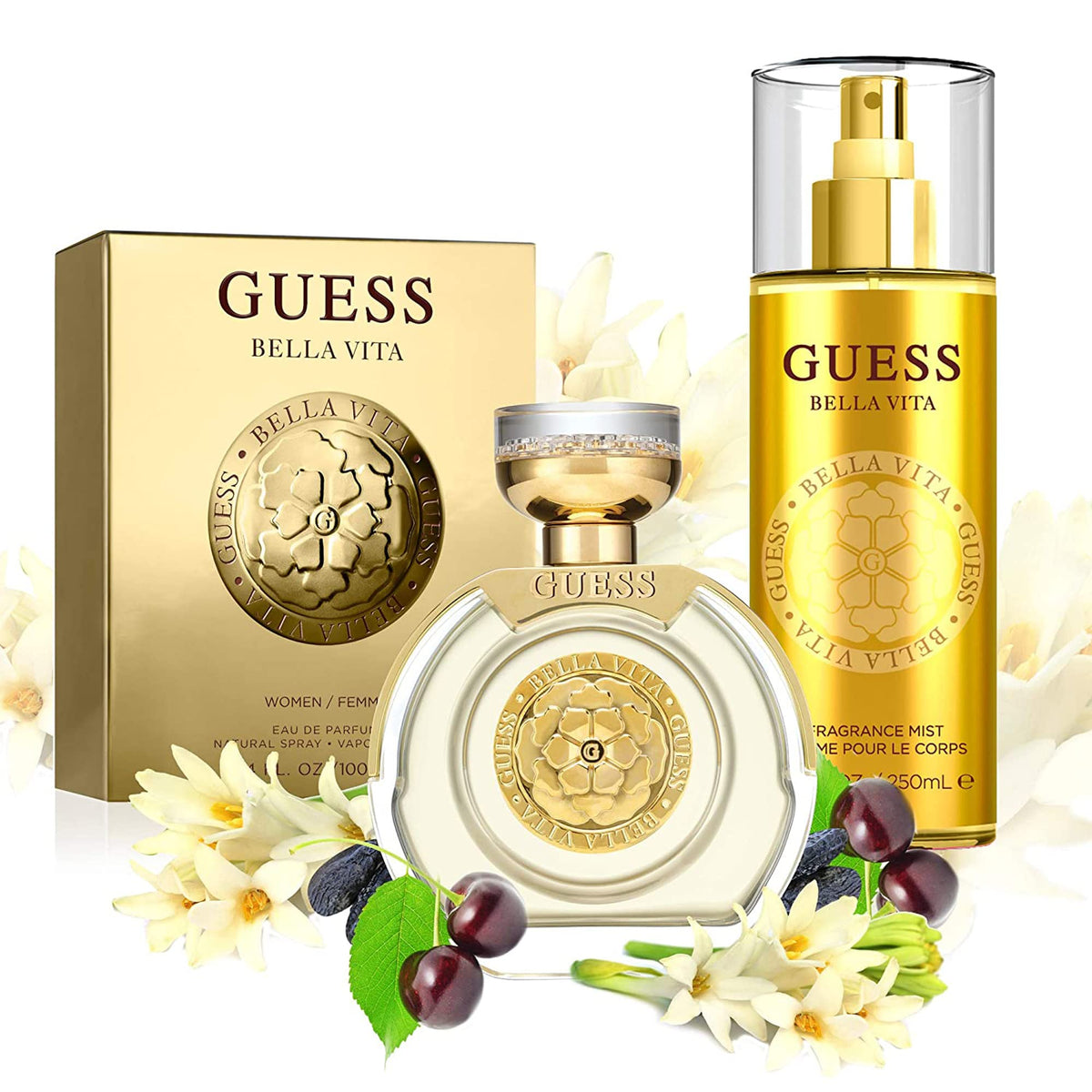 GUESS Bella Vita creative shot emphasizes mood and Mediterranean inspiration.
