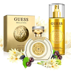 GUESS Bella Vita creative shot emphasizes mood and Mediterranean inspiration.