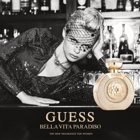 Guess Bella Vita Paradiso heart-notes reveal jasmine and gardenia for refined aura