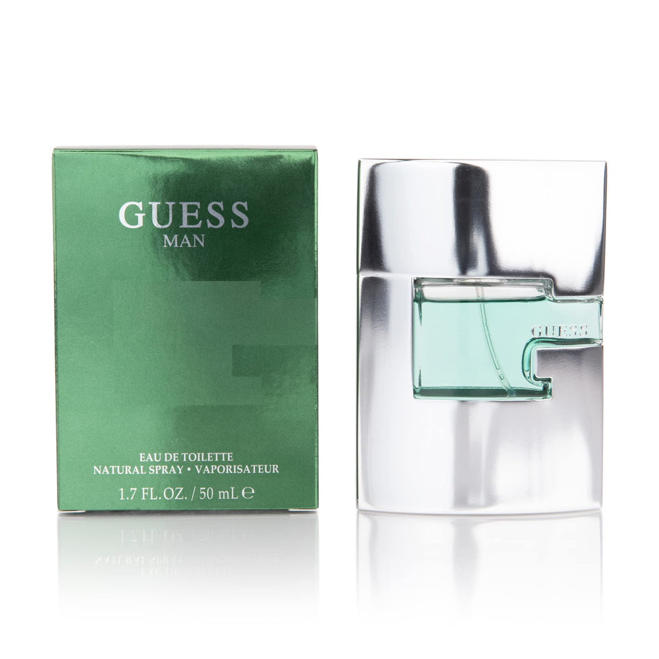 GUESS Man Eau de Toilette bottle front view for everyday confidence