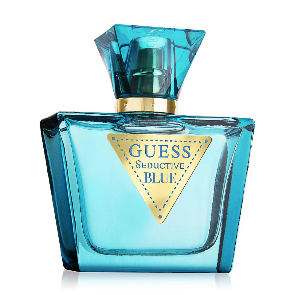 Guess Seductive Blue bottle front view for everyday fragrance inspiration.
