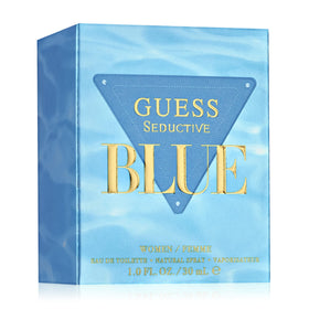 GUESS Seductive Blue display stand, store-ready visual appeal