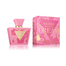 Guess Seductive Dream bottle front view, feminine floral fragrance.
