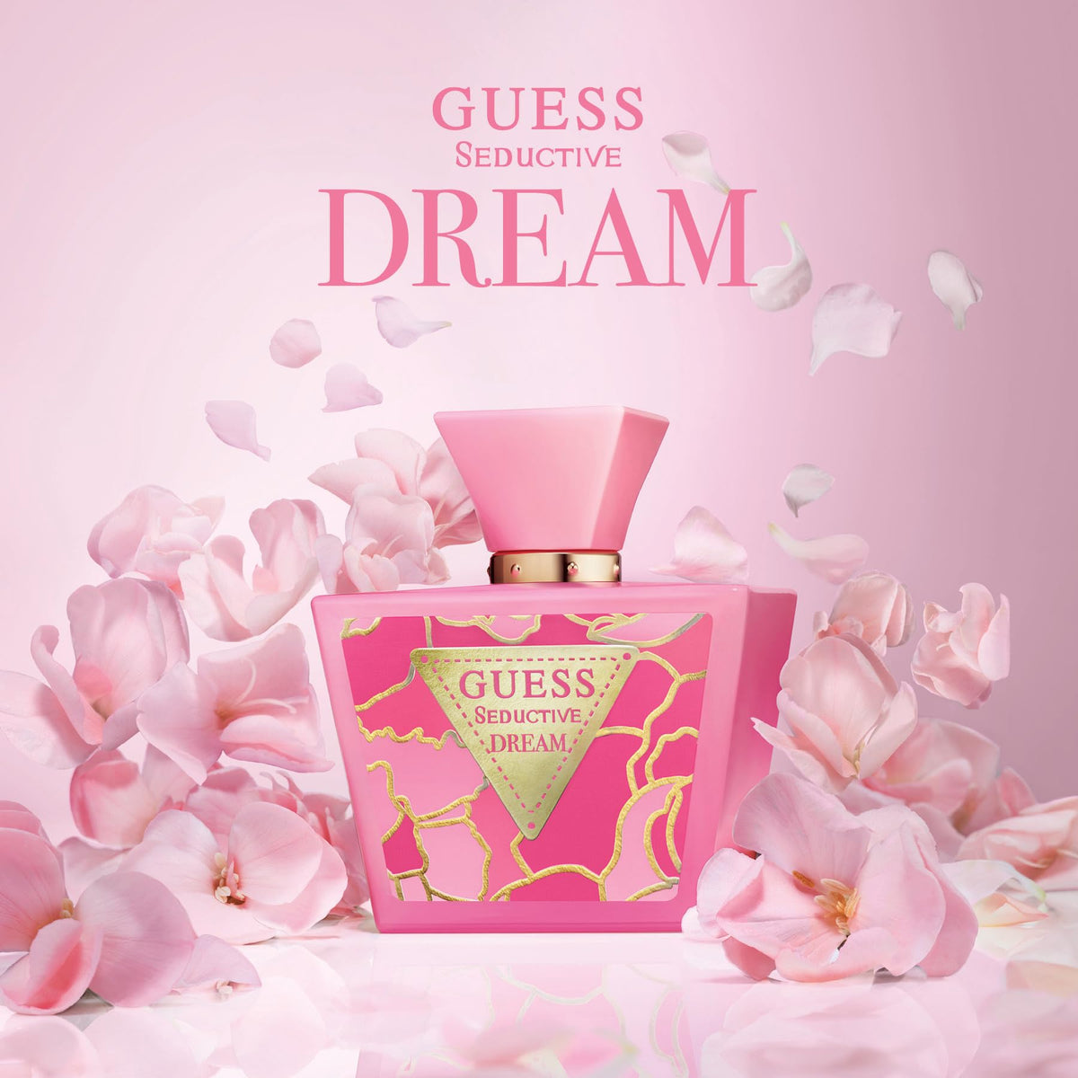 Guess Seductive Dream hero shot, elegant fragrance for her style.