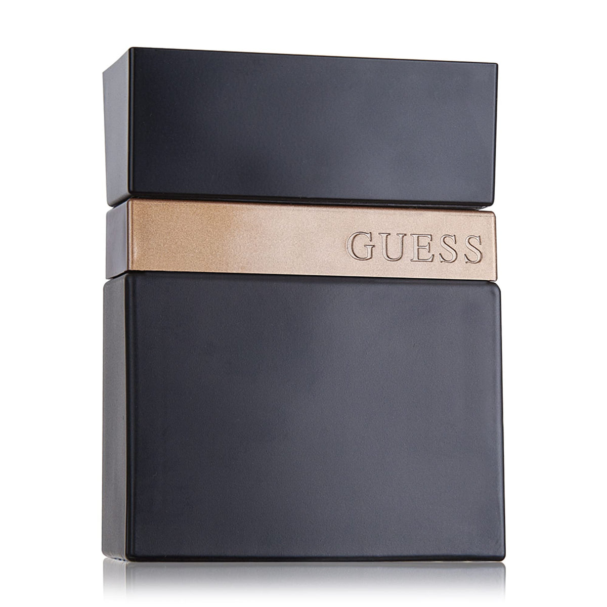 GUESS Seductive Noir bottle cap closeup, premium packaging for gifting.