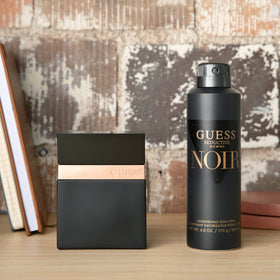 GUESS Seductive Noir mid notes lavender and orange blossom, refined heart.