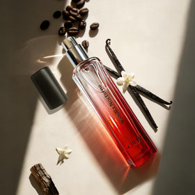 GUFMLA Vanilla Nocturne on-dresser display suggests timeless fragrance for evenings