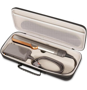 Guganas hard travel case exterior protects Dyson Airstrait HT01 during travel