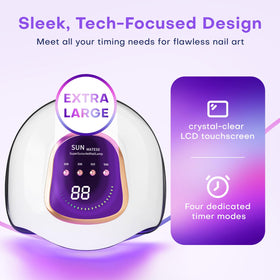 Gugusure Upgrade UV Nail Lamp sensor activation shows touchless convenience