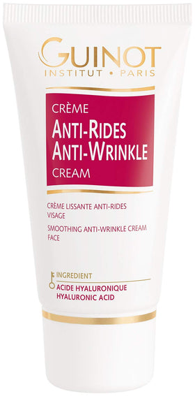 Guinot Vital Anti-wrinkles Cream jar showcases rich hydration for smoother skin.