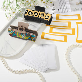 Guiqulai rectangular clip sublimation blank supports multiple shapes for custom gifts