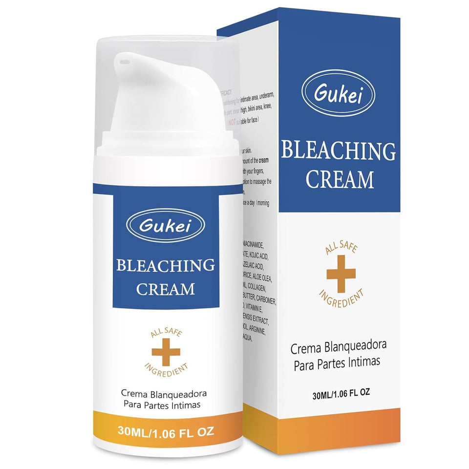 Gukei intimate area lightening cream bottle for at-home targeted use.