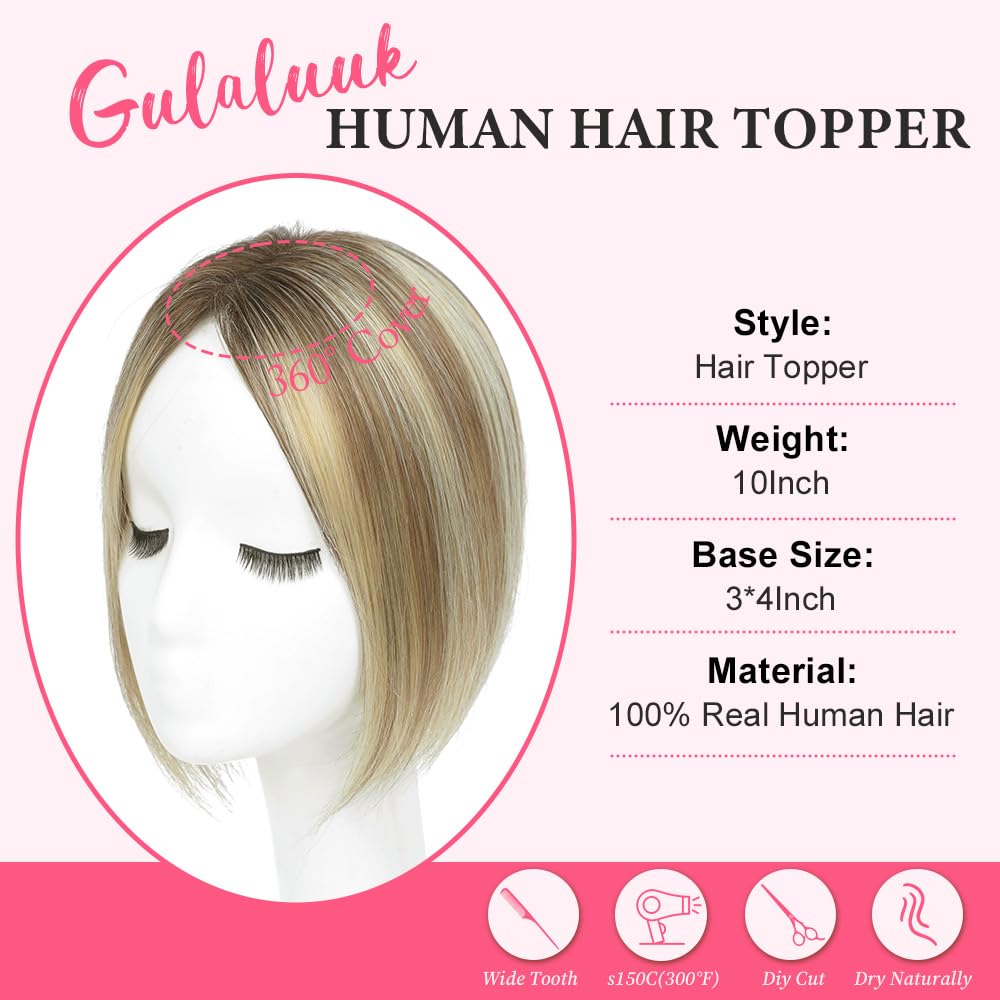 GULALUUK 3D Swiss base topper for realistic volume and comfort.