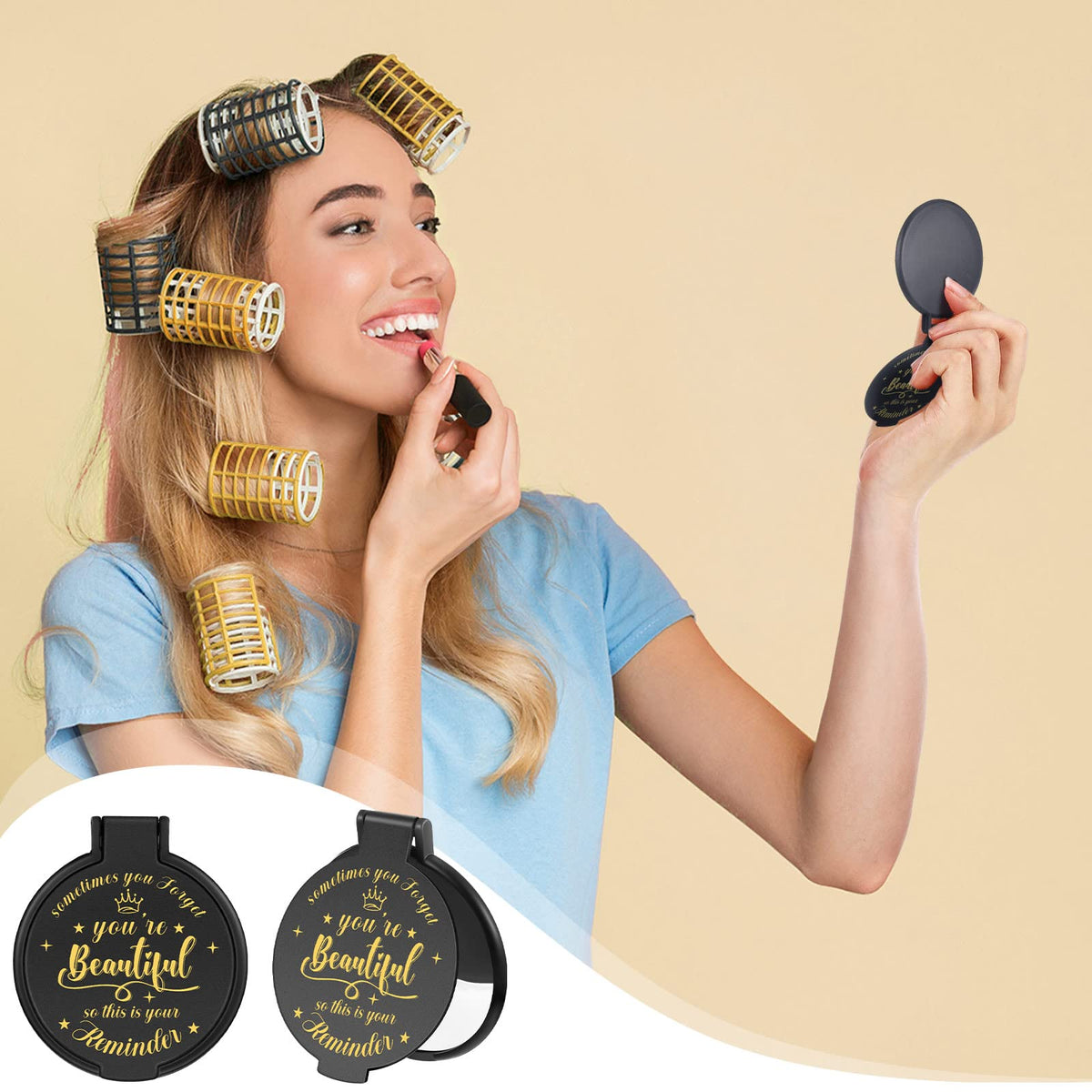 Gulfmew gift-ready mirror set for celebrations and favors.