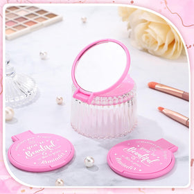 Gulfmew portable purse mirror fits into travel bags for everyday use.