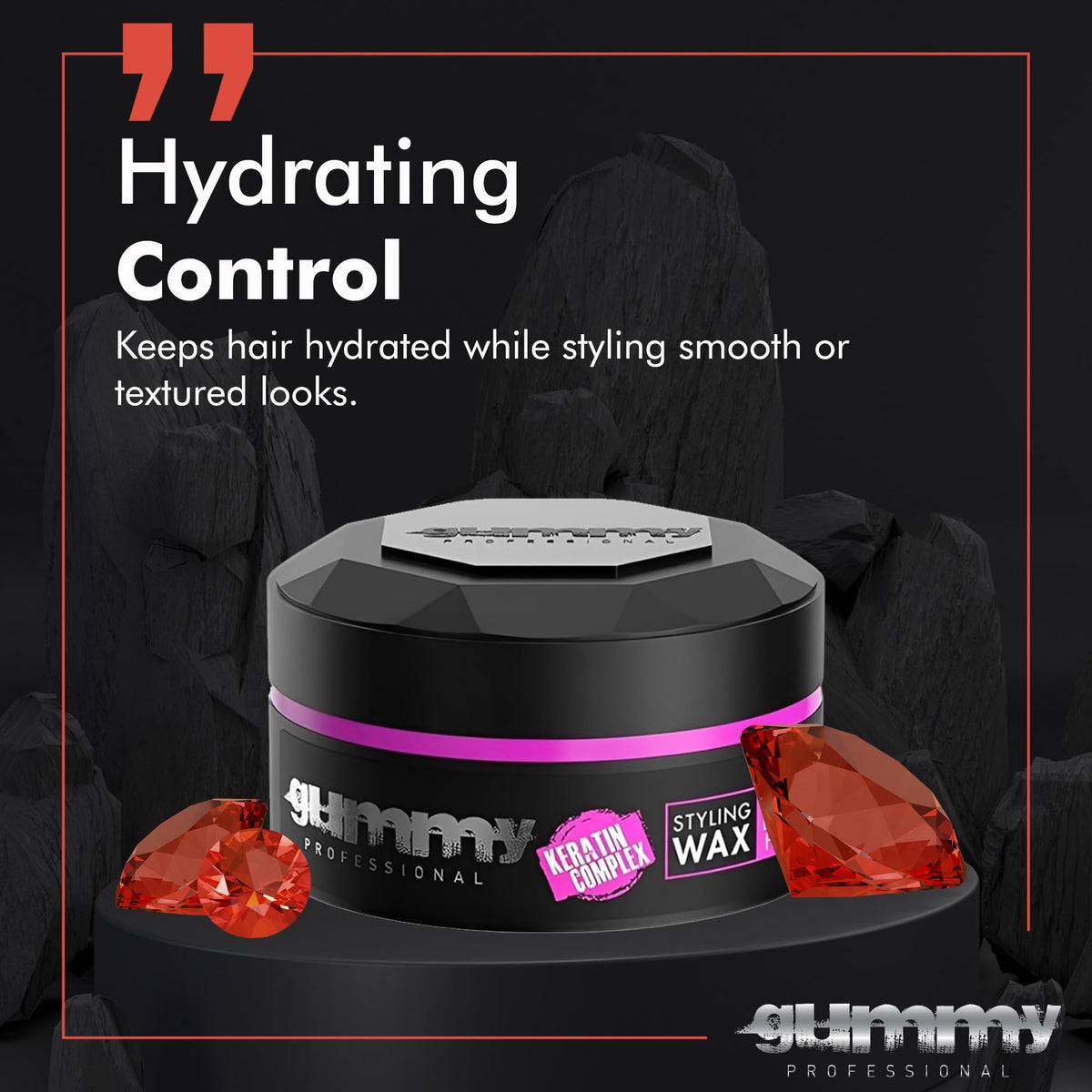 Gummy Watermelon scent image conveys refreshing fragrance suitable for all hair types.