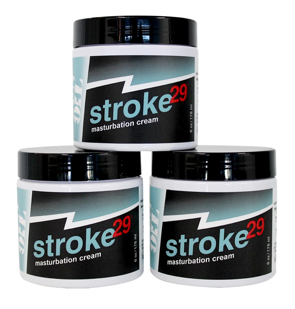Gun Oil Stroke 29 6oz jar ideal for massage and solo play
