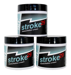 Gun Oil Stroke 29 6oz jar ideal for massage and solo play
