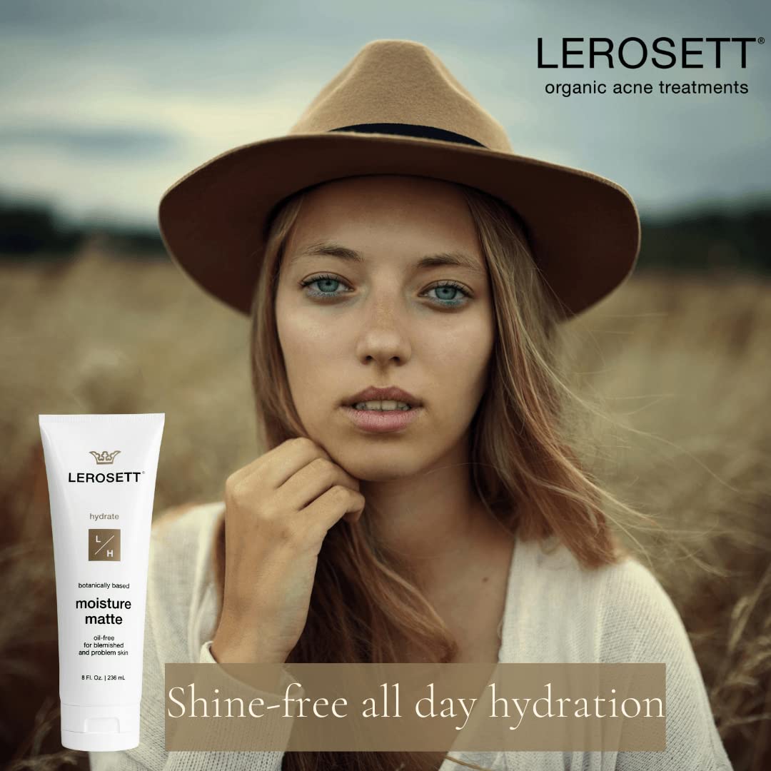 LEROSETT daily routine with light, fragrance-free moisturizer