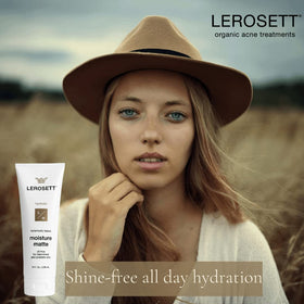 LEROSETT daily routine with light, fragrance-free moisturizer