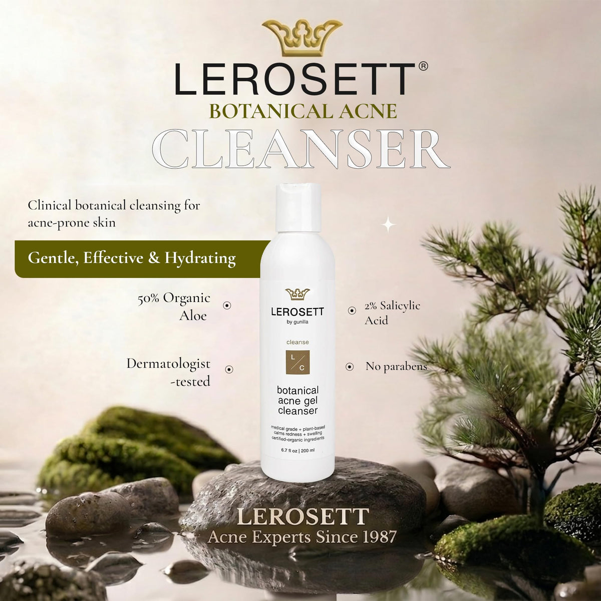 After cleansing, smoother texture prepares skin for subsequent products.