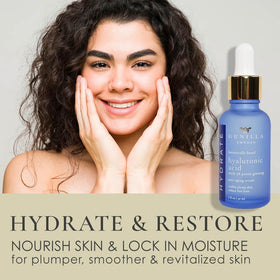 Gunilla serum night-day use conveys versatile daily regimen for consistent hydration.