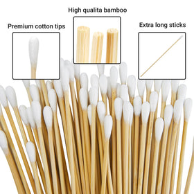 Guntechkit durable bamboo stem swabs resist breakage during delicate cleaning tasks.