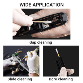 Guntechkit multi-use swabs support home, pet, and equipment cleaning.