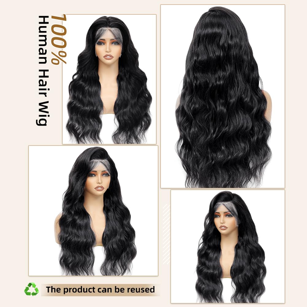 Gurdan HD transparent lace front wig for seamless parting