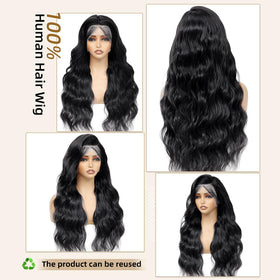 Gurdan HD transparent lace front wig for seamless parting