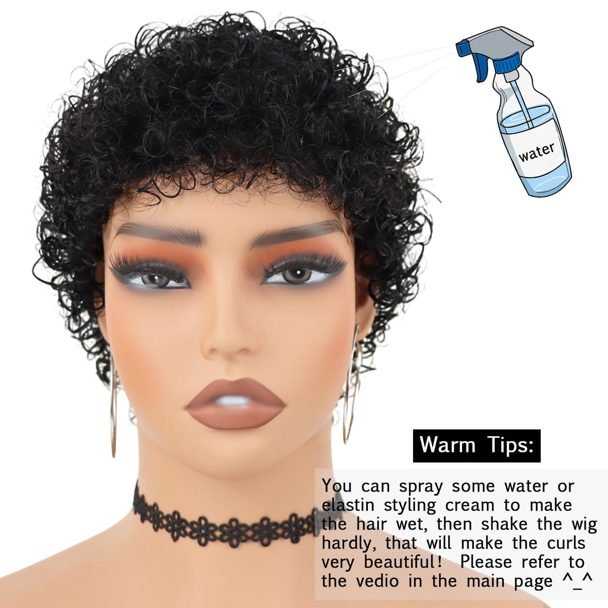 Guree Hair care card and tips for longevity.